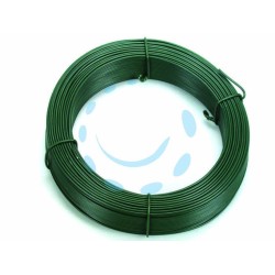 Ferramenta1.com | Filo ferro zincato e plastificato verde in matasse mt.100 - RT 10
