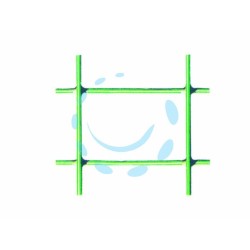 Ferramenta1.com | Rete elettrosaldata zincata plastificata verde rotolo mt.25 mm.25x50 - RT 1