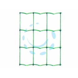 Ferramenta1.com | Rete elettrosaldata zincata plastificata verde ondulata mm.50x75 - RT 1