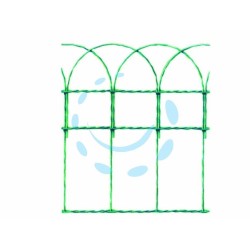 Ferramenta1.com | Rete zincata plastificata verde ad archetto rotolo mt.10 - RT 1
