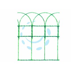 Ferramenta1.com | Rete zincata plastificata verde ad archetto rotolo mt.25 - RT 1