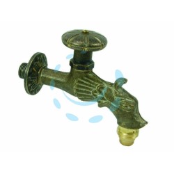 Ferramenta1.com | Rubinetto artistico in ottone a vitone bronzo anticato - PZ 30