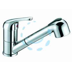 Ferramenta1.com | Miscelatore monocomando lavello doccia estraibile serie start - PZ 1