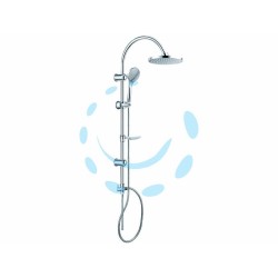 Ferramenta1.com | Colonna doccia lusso cromata tonda - PZ 1