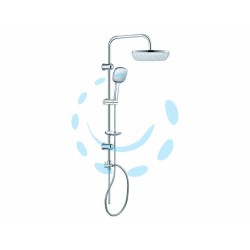 Ferramenta1.com | Colonna doccia lusso cromata quadra - PZ 1