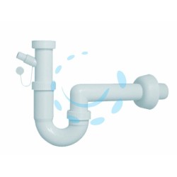 Ferramenta1.com | Sifone moplen a "u" 1 via con scarico - PZ 1