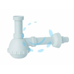 Ferramenta1.com | Sifone moplen a fiasco 1 via - PZ 1