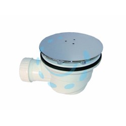 Ferramenta1.com | Piletta sifonata per piatto doccia con piattello liscio cromato - PZ 1