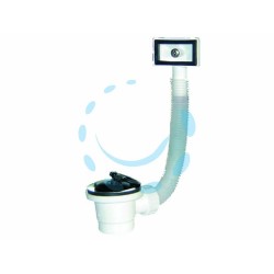 Ferramenta1.com | Piletta moplen con tappo maniglia e troppo pieno flessibile - PZ 1