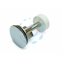 Ferramenta1.com | Tappo saltarello in ottone cromato per pilette - PZ 1