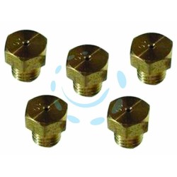 Ferramenta1.com | Kit 5 pezzi ugelli per cucina gas metano ø 6 mb - BL 1
