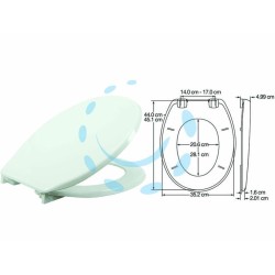 Ferramenta1.com | Sedile wc universale 2850 buxton - PZ 6