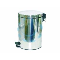 Ferramenta1.com | Pattumiera in acciaio inox con pedale - PZ 6