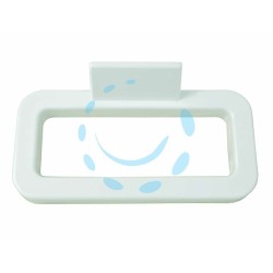 Ferramenta1.com | Portasciugamani anello in plastica bianco - BL 6