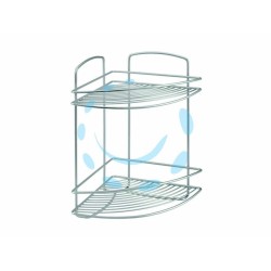 Ferramenta1.com | Mensola angolare a 2 piani serie onda - PZ 1