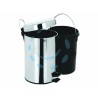 Ferramenta1.com | Pattumiera con pedale inox e secchio in plastica - PZ 2