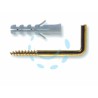 Ferramenta1.com | Tassello in nylon appendiquadro "sx4g" pz.10 - CF 24