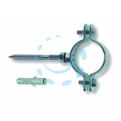 Ferramenta1.com | Collari pesanti in acciaio zincato per tubi - PZ 50