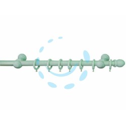 Ferramenta1.com | Bastone in legno con accessori ø mm.23 bianco - PZ 1