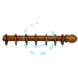 Ferramenta1.com | Bastone in legno senza supporti ø mm.35 olmo - PZ 1