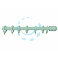 Ferramenta1.com | Bastone in legno senza supporti ø mm.35 bianco - PZ 1