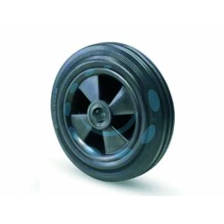 Ferramenta1.com | Ruote industriali semplici flangia termoplastica in gomma "112b" - PZ 4
