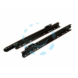 Ferramenta1.com | Guide scorrevoli per cassetti con rulli teflon marroni - PA 1