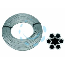 Ferramenta1.com | Fune metallica in acciaio zincato in rotolini - PZ 20