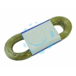 Ferramenta1.com | Cavetto acciaio ottonato rivestito in pvc trasparente - PZ 20