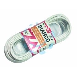 Ferramenta1.com | Cavetto acciaio ottonato rivestito in pvc bianco - MS 10