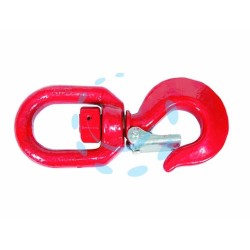 Ferramenta1.com | Ganci sollevamento girevoli con fermo di sicurezza pesante - PZ 1