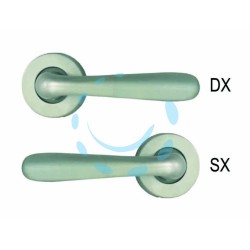 Ferramenta1.com | Mezza maniglia karol serie 9561 in zama finitura ottone cromo satinato - PZ 4