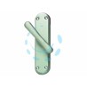 Ferramenta1.com | Cremonesi e martelline goccia in zama finitura ottone cromo satinato - PZ 2