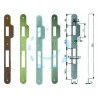 Ferramenta1.com | Contropiastra con aletta per serratura patent a bussola bordo tondo - PZ 5