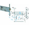 Ferramenta1.com | Elettroserratura da infilare per fasce mm.64 h 1451 - PZ 1
