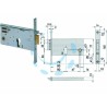 Ferramenta1.com | Elettroserratura da infilare per fasce mm.77 h 1435 - PZ 1