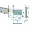Ferramenta1.com | Elettroserratura da infilare per fasce mm.82 h 14012 - PZ 1