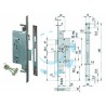 Ferramenta1.com | Serratura triplice da infilare doppia mappa con scrocco 57215 - PZ 1