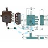 Ferramenta1.com | Serratura quintuplice applicare s/scrocco doppia mappa 57172 (ex57130) - PZ 1