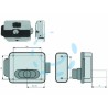 Ferramenta1.com | Elettroserr. cancelli  reversib. foro variabile c/pulsan.multipla 5015 - PZ 1