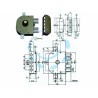 Ferramenta1.com | Serratura triplice da applicare con pomolo e scrocco a pompa 3250p - PZ 1