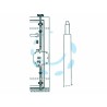 Ferramenta1.com | Asta telescopica curva per serratura triplice 91-01 - PZ 1