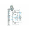 Ferramenta1.com | SERRATURA TRIPLICE INFILARE C/SCR. CIL. EUROP. BL...