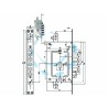Ferramenta1.com | Serratura tripl. inf. c/scr. multif. p.e + p.e blind. rev. 2951 pe-pe - PZ 1