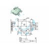 Ferramenta1.com | Serratura triplice applicare con scrocco doppia mappa blindate strong - PZ 1