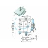 Ferramenta1.com | Serratura triplice applicare con scr. doppia mappa blind. heavy mm.63  - PZ 1