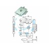 Ferramenta1.com | Serratura tripl. applicare cil. europeo con scrocco blind. heavy mm.73 - PZ 1