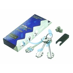 Ferramenta1.com | Blocchetto di ricambio sigillato con 3 chiavi doppia mappa mm.92 - PZ 1