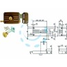Ferramenta1.com | Serratura da portoncino caten. e scr. cil. stacc. + cil. int. 421/422 - PZ 1