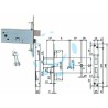 Ferramenta1.com | Serratura triplice da infilare doppia mappa per fasce mm.82 h 983 - PZ 10